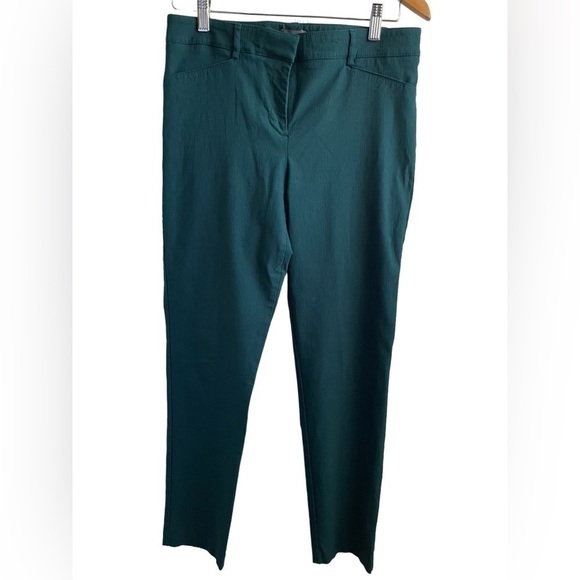 VAN HEUSEN PANTS SIZE 8 SLIM FIT DARK GREEN - Picture 1 of 6